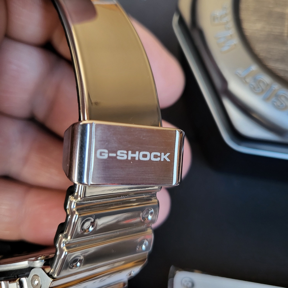 NEW!! G-SHOCK WATCH ⌚️ GM-5600YM STAINLESS STEEL,G STEEL FINE METALLIC SERIES - Picture 11 of 12